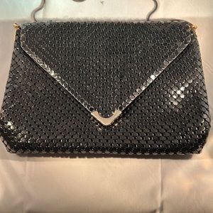 La Regale Black Beaded Purse